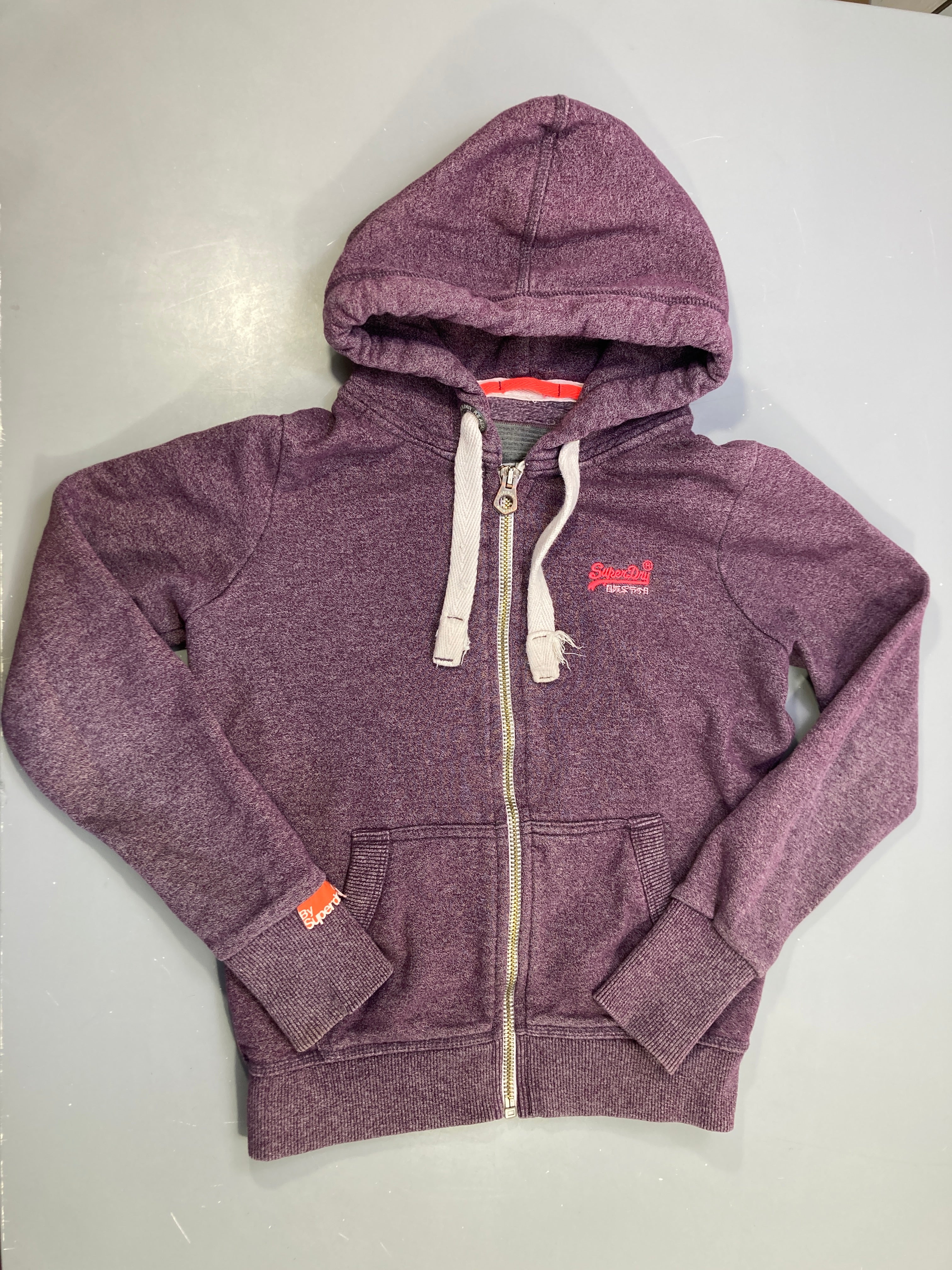 Sweat moucheté mauve Super drayé