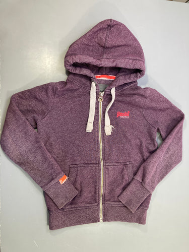 Sweat moucheté mauve Super drayé, moins cher chez Petit Kiwi