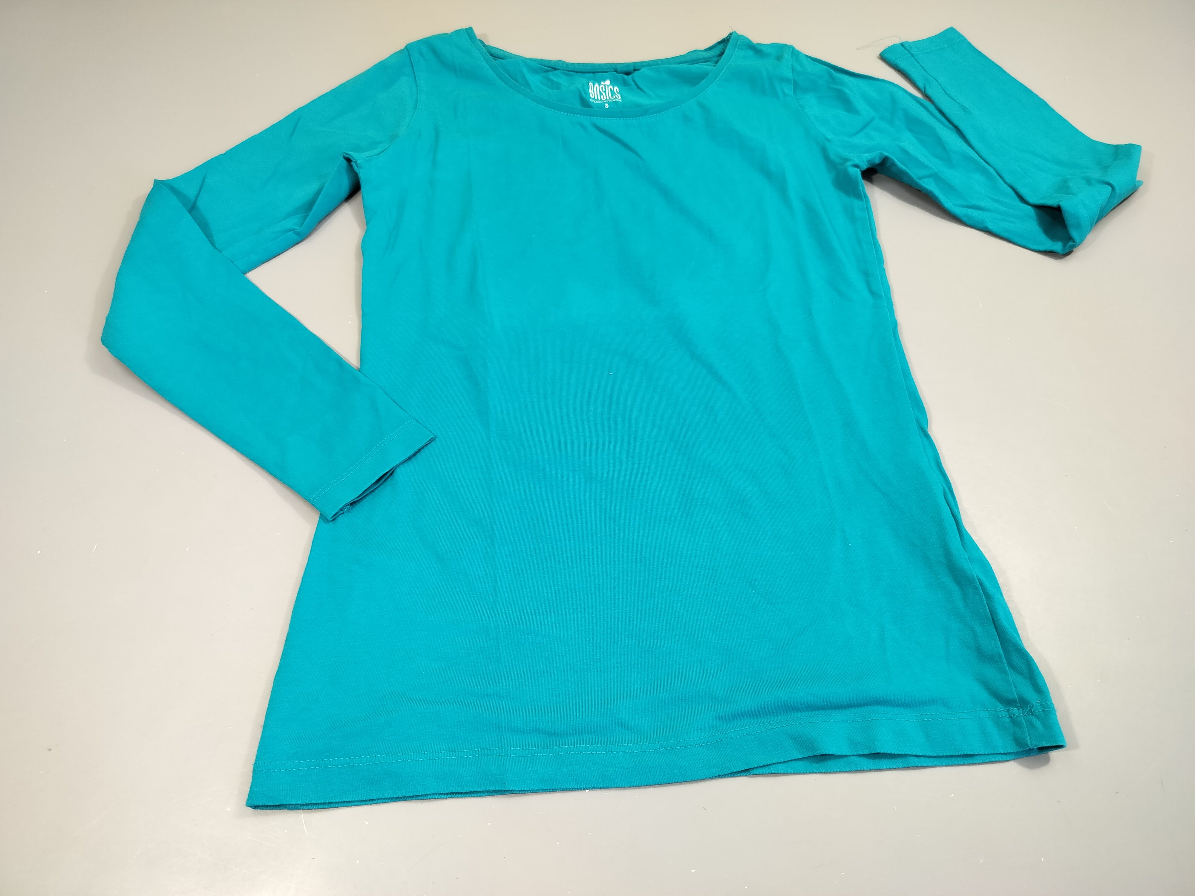 T-shirt m.l  bleu turquoise