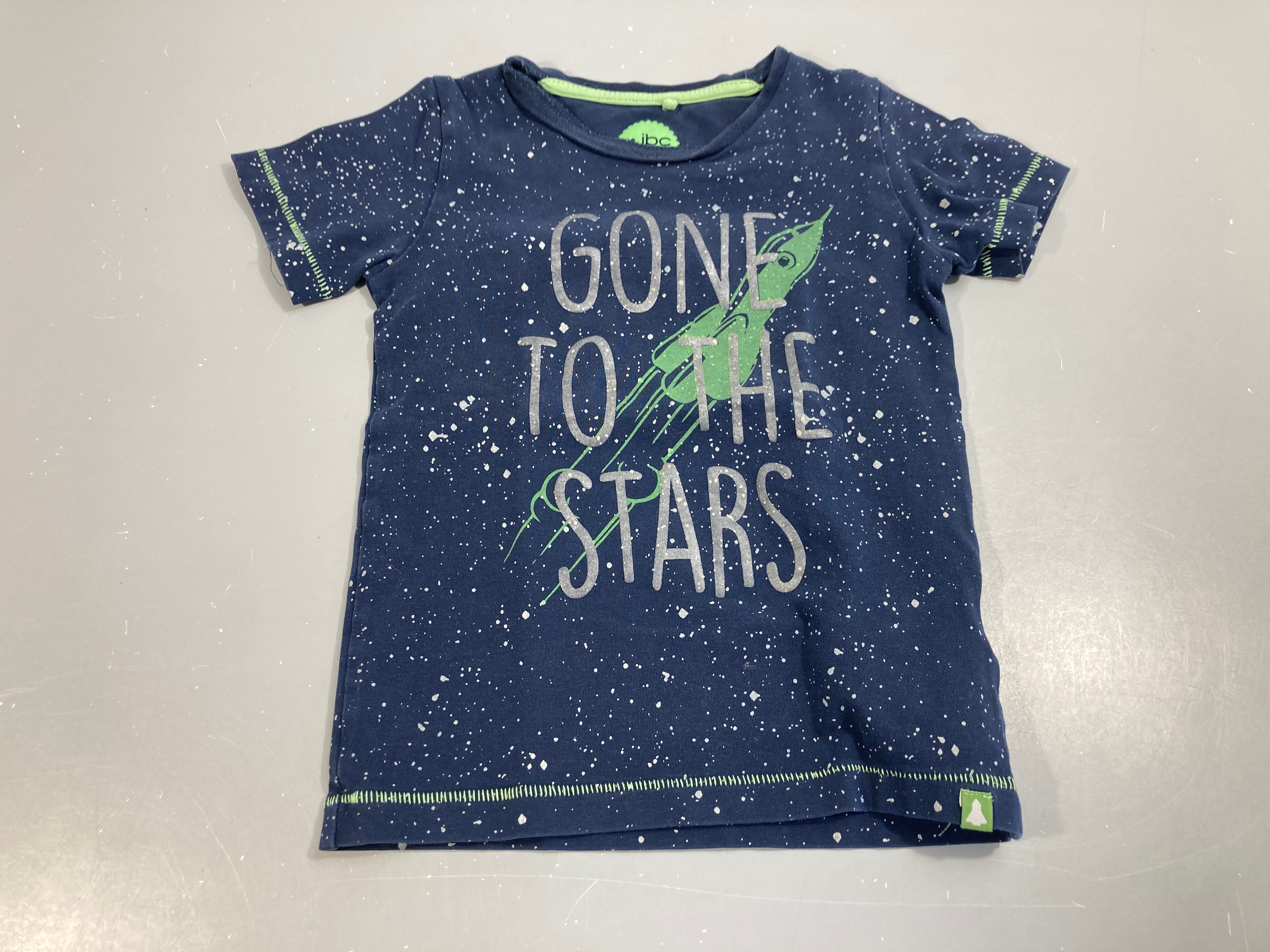 T-shirt m.c bleu foncé, gone to the stars