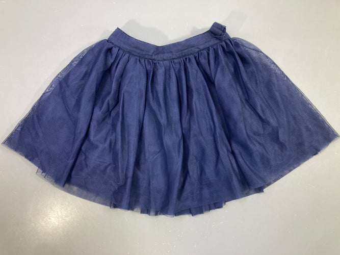 Jupe tule bleu foncé noeud, moins cher chez Petit Kiwi