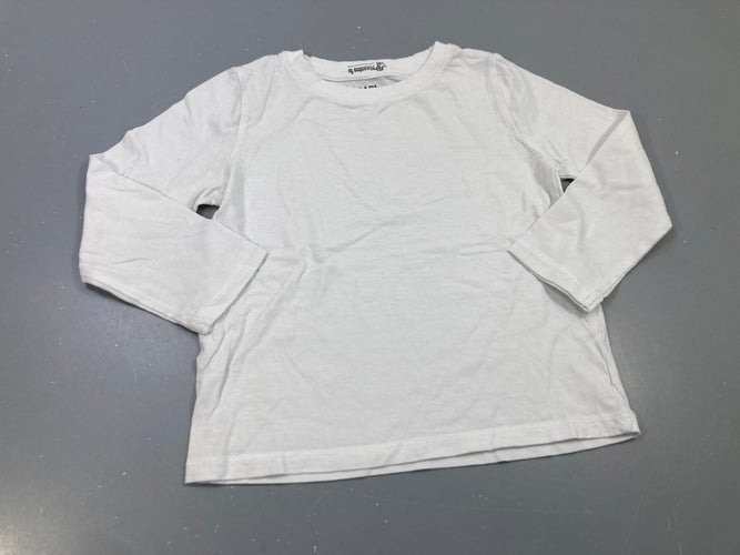 T-shirt m.l blanc, moins cher chez Petit Kiwi