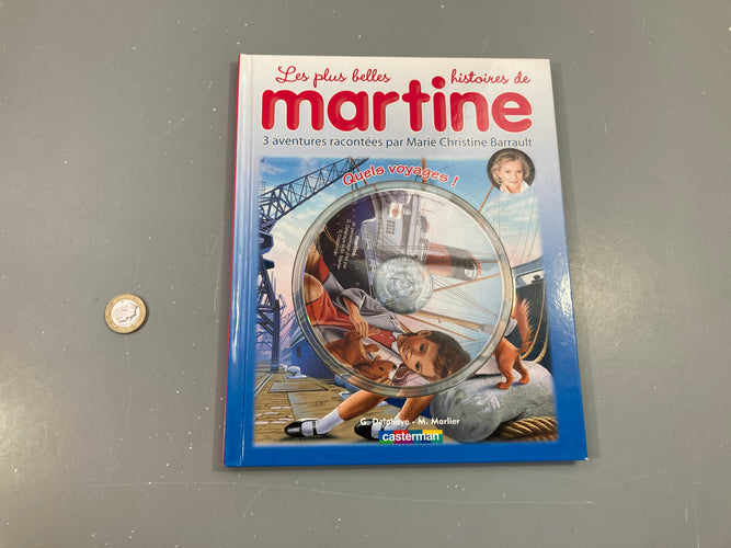 Les plus belles histoires de Martine-Quel voyage! Racontées par M-C Barrault, moins cher chez Petit Kiwi