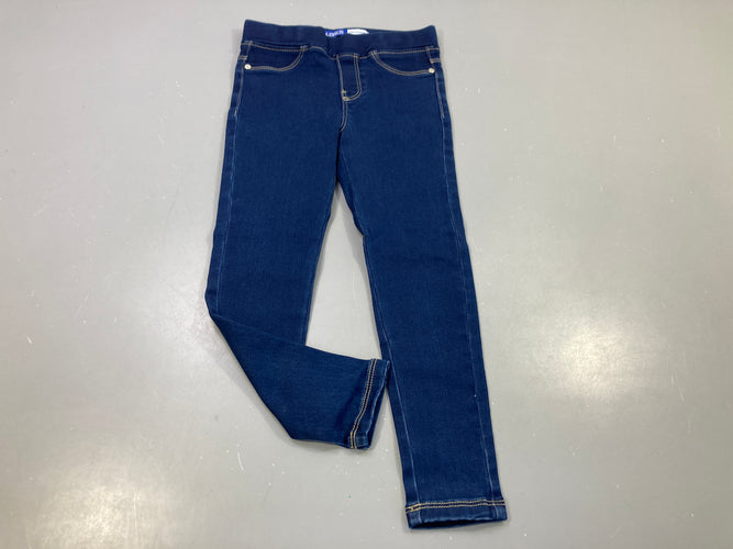 Tregging bleu denim, moins cher chez Petit Kiwi