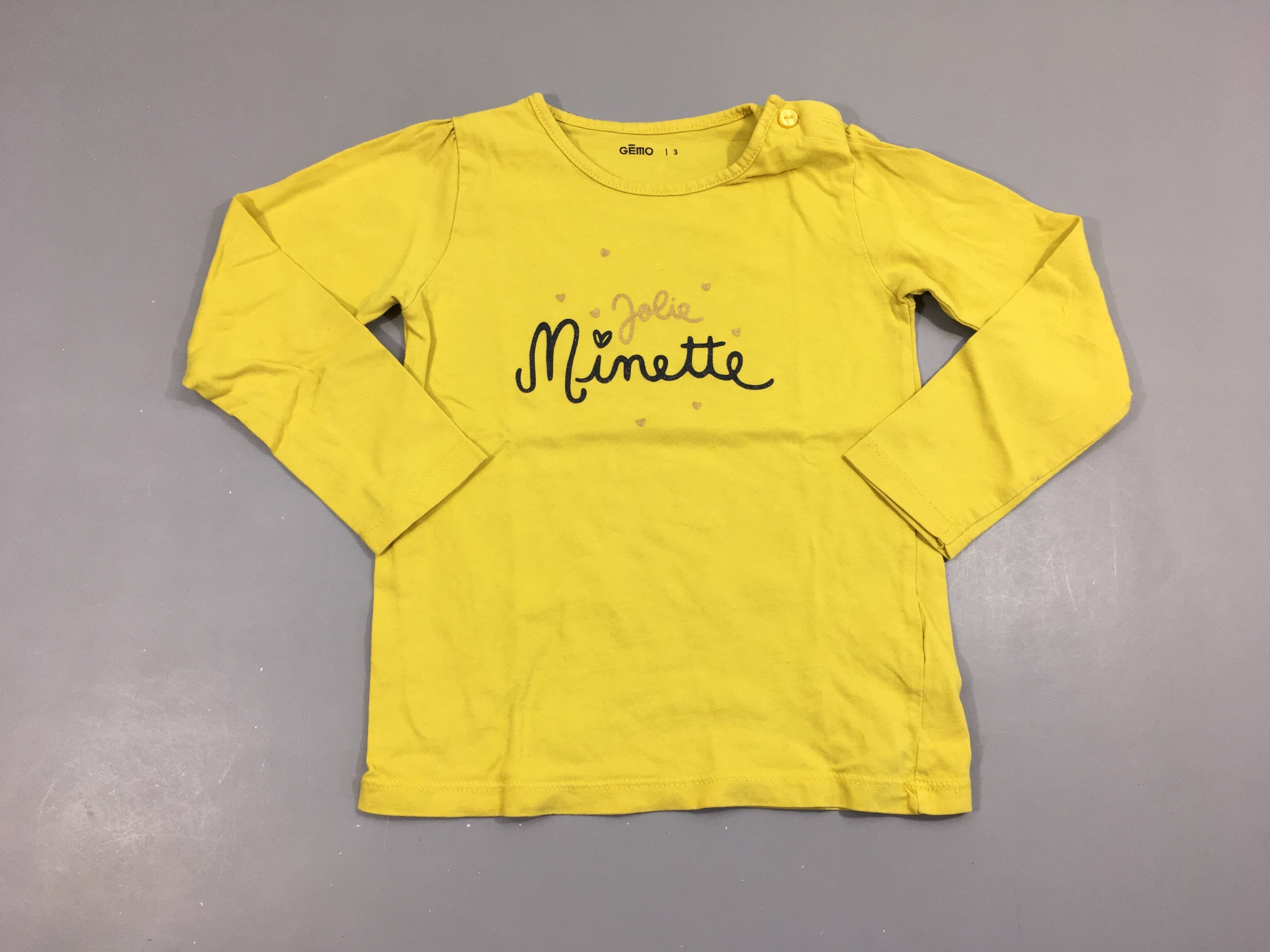 T-shirt m.l  jaune  
