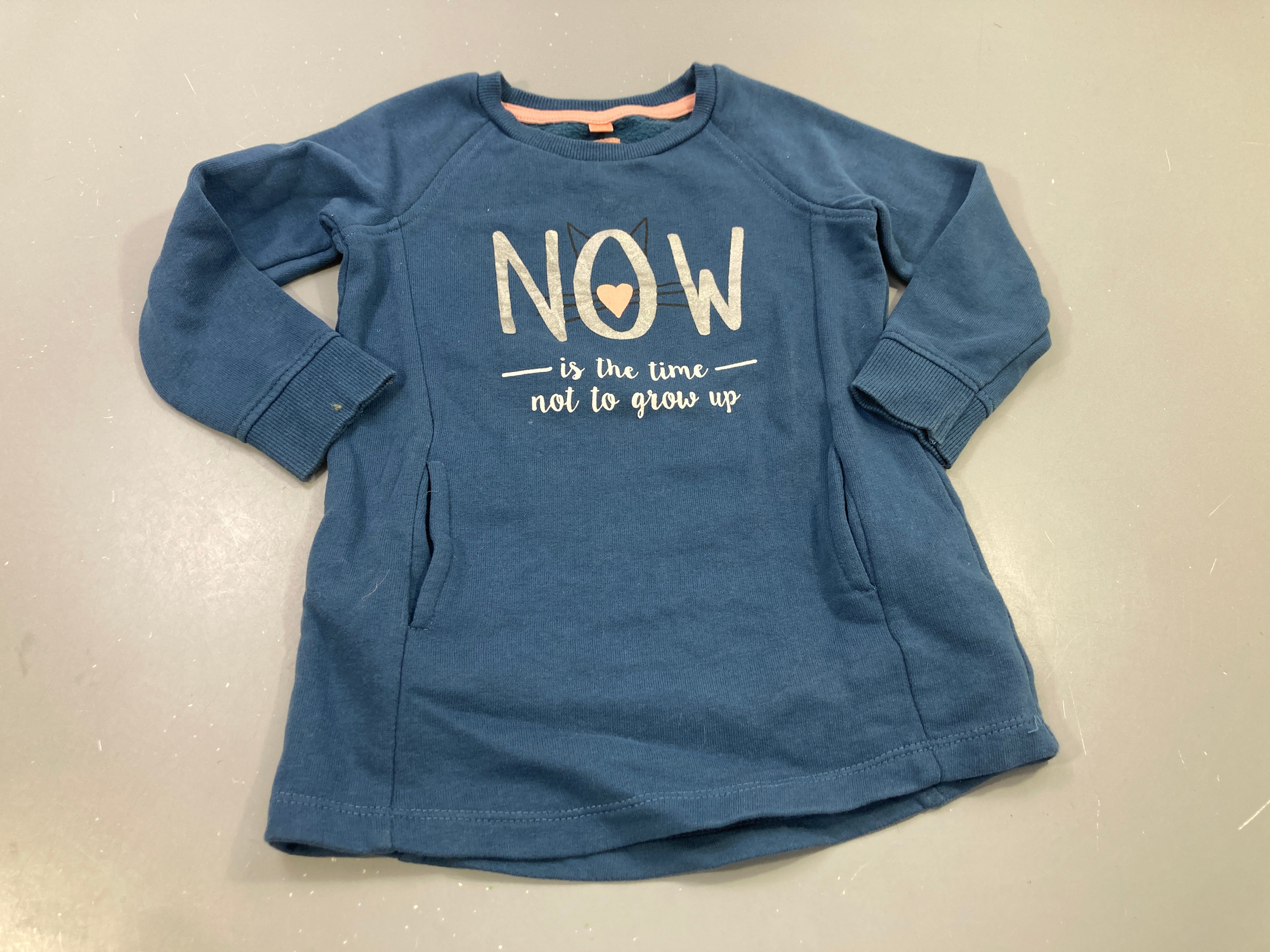 Robe sweat ml bleu 