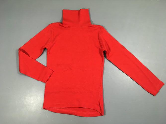 T-shirt m.l rouge col roulé, moins cher chez Petit Kiwi