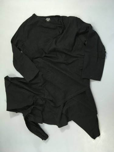 T-shirt de kangourou allaitement ml noir, écharpe de portage intégrée, moins cher chez Petit Kiwi