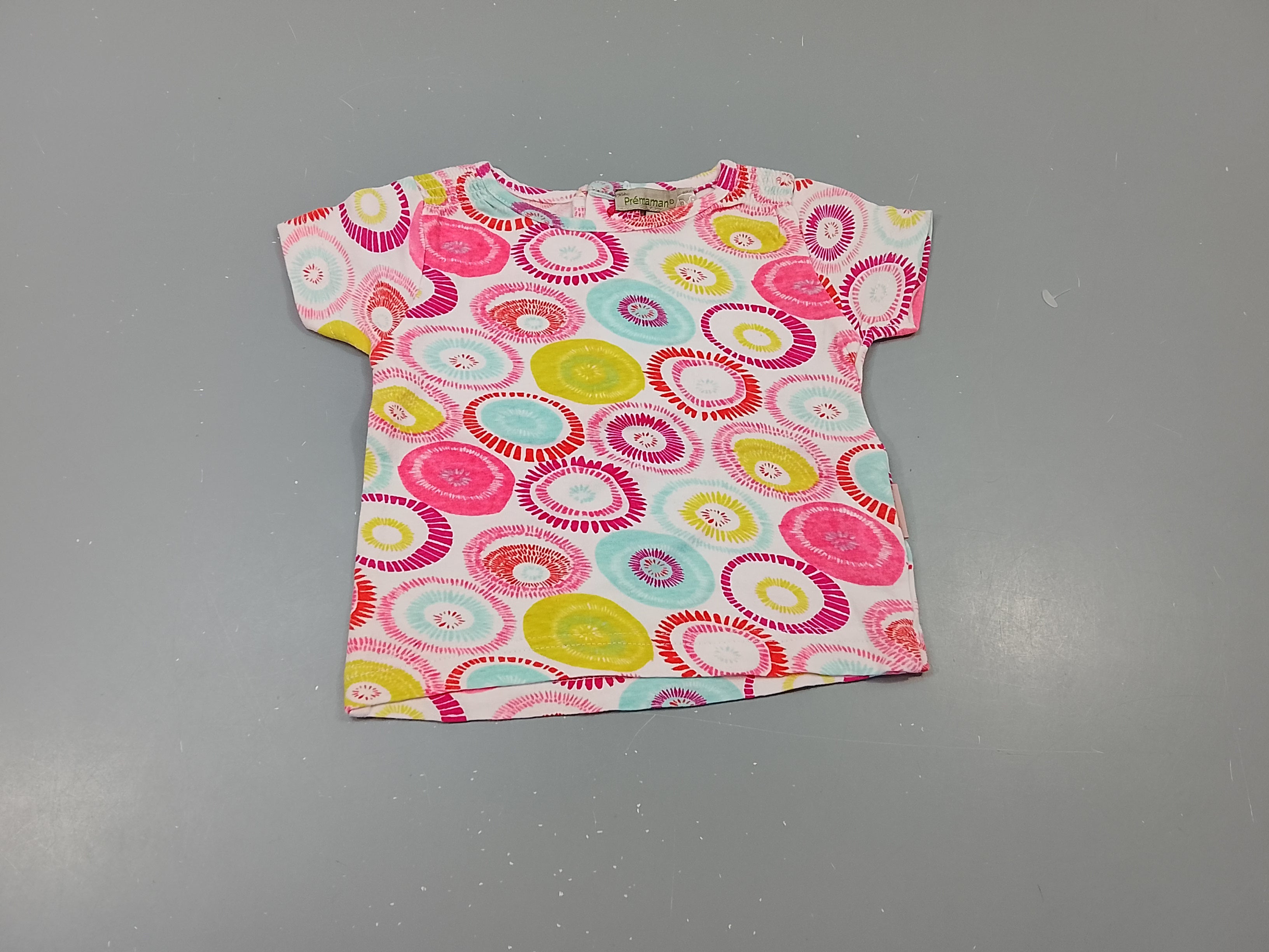 T-shirt m.c à motifs fluos