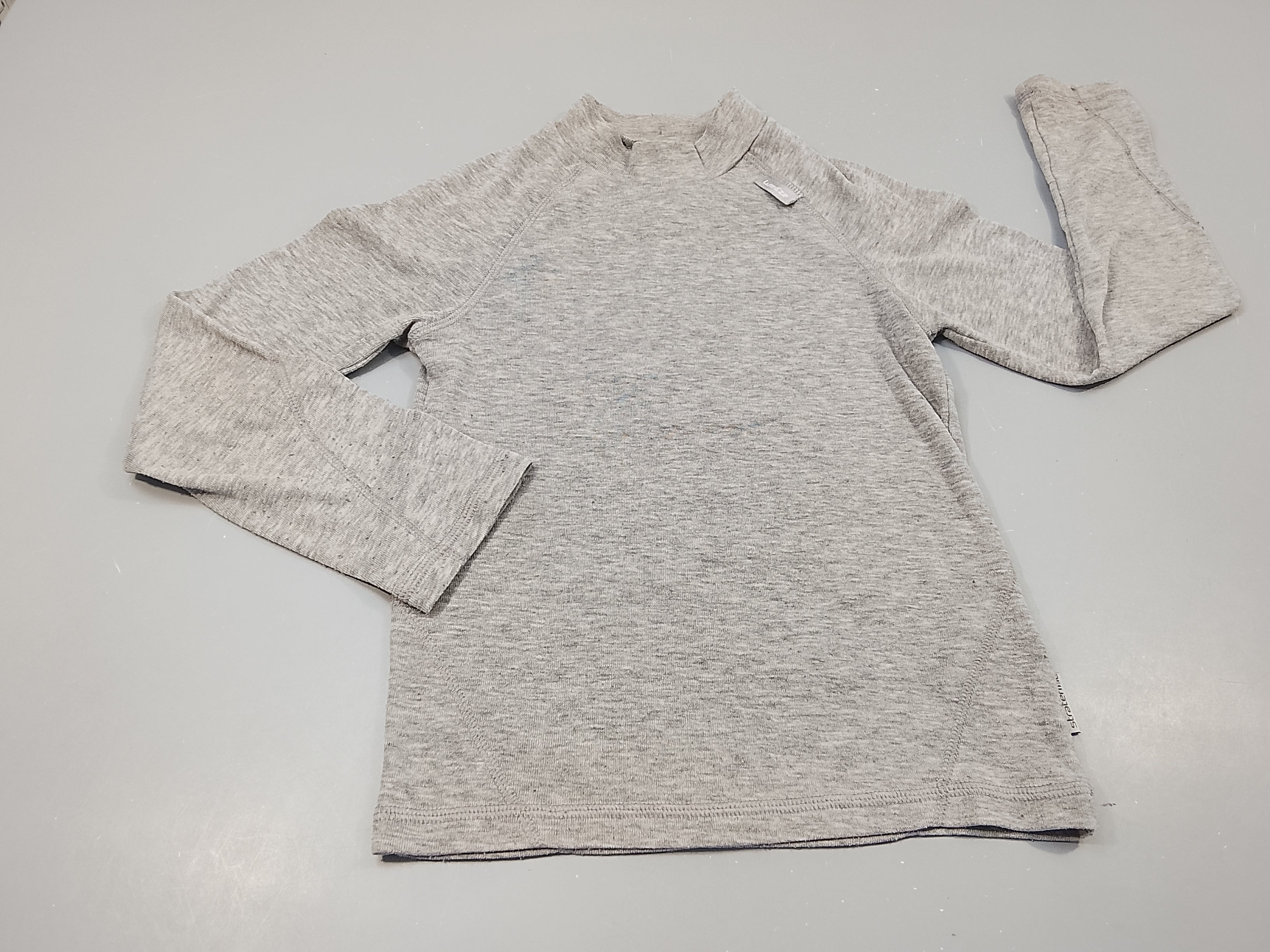 Sous-vêtement thermique  gris clair flammé 
