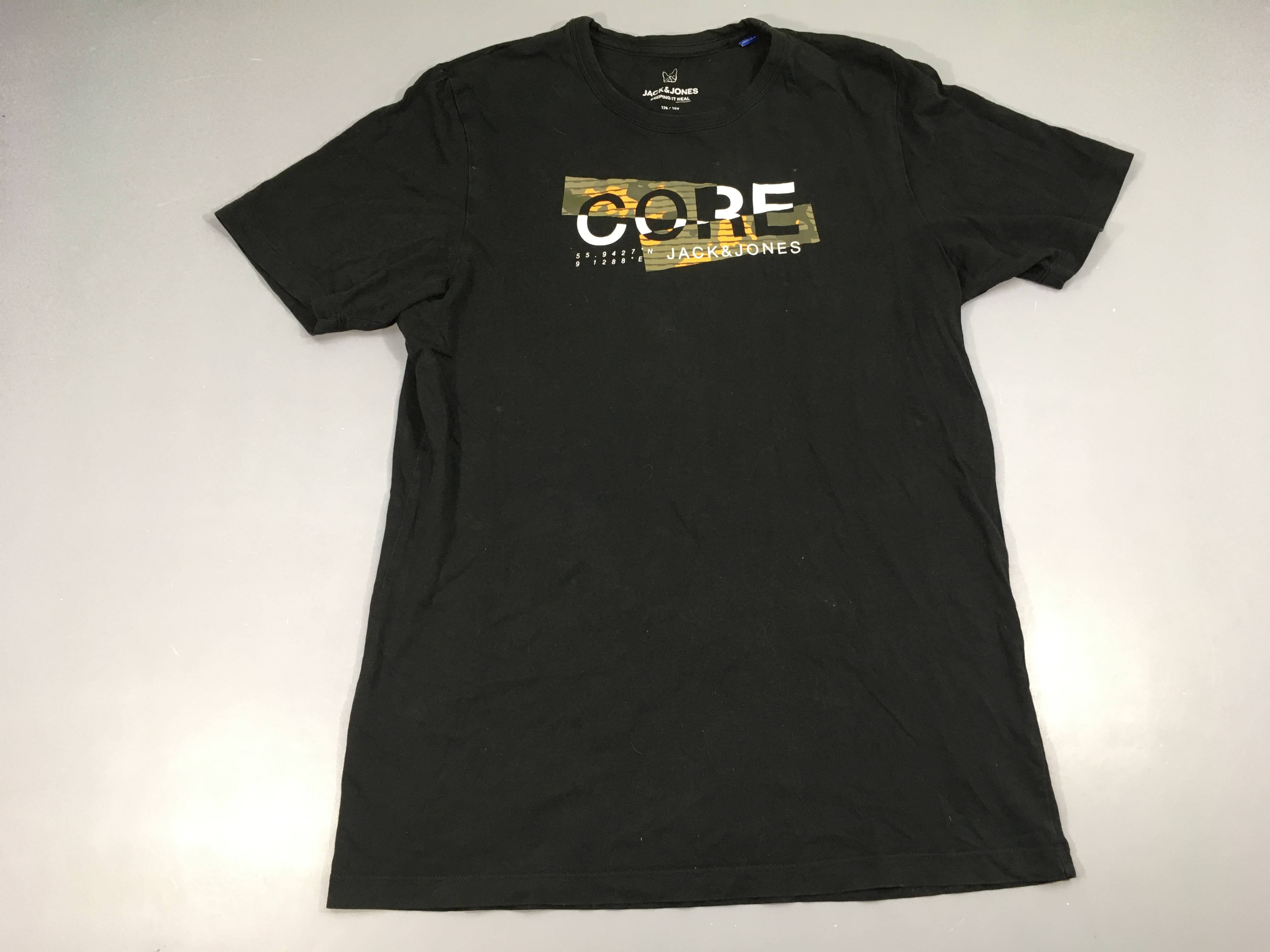 T-shirt m.c noir Jack&Jones