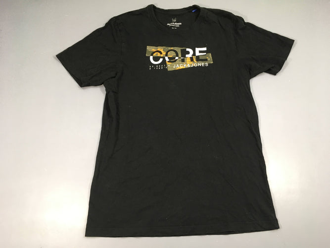 T-shirt m.c noir Jack&Jones, moins cher chez Petit Kiwi