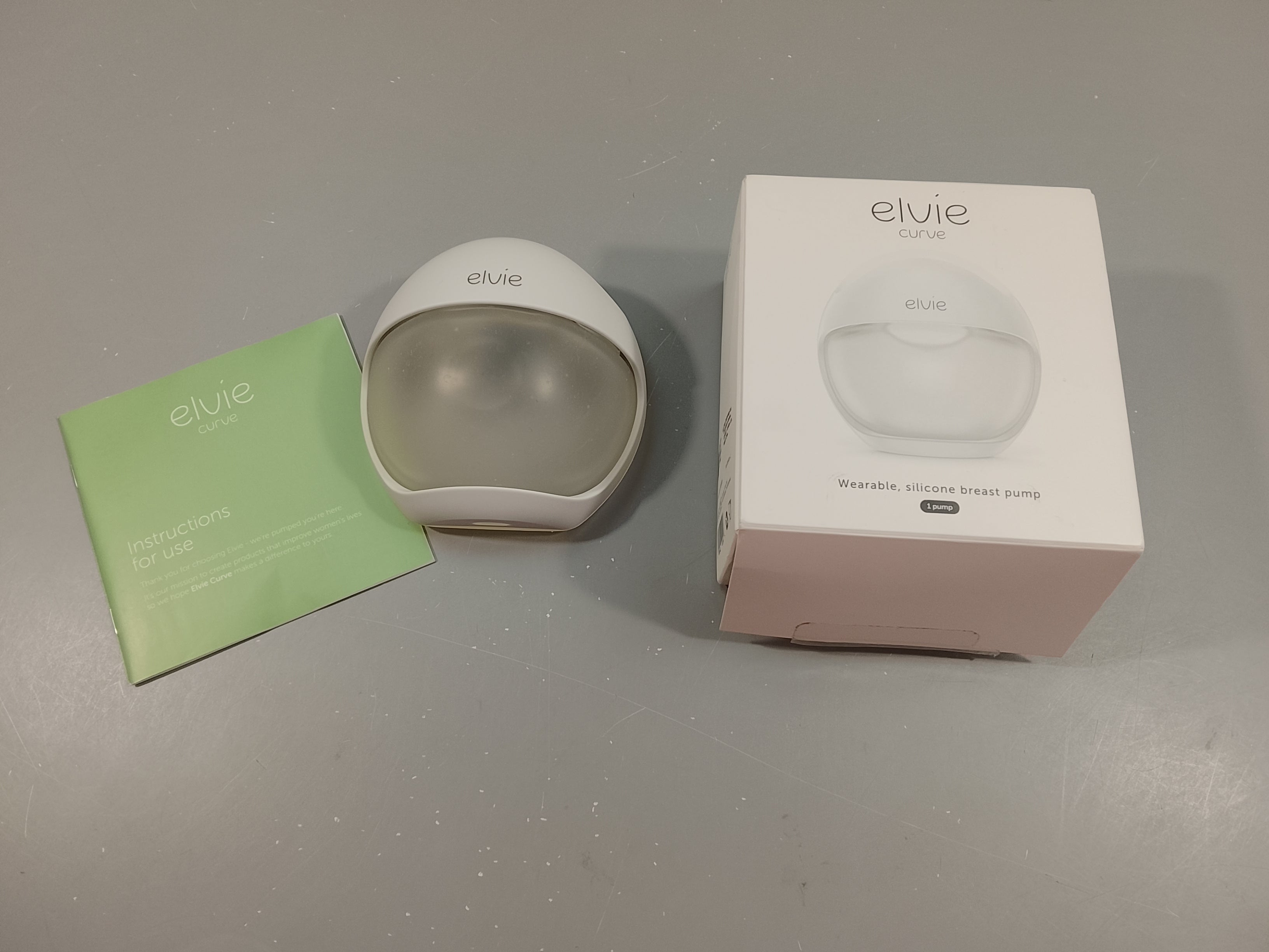 Tire lait manuel portable Elvie curve+ manuel