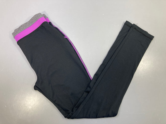 Legging de sport noir-mauve New Look Sport, moins cher chez Petit Kiwi
