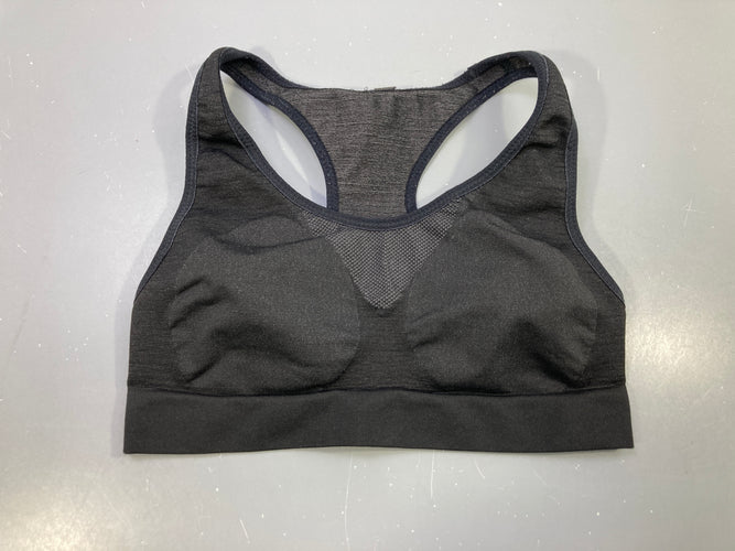 Brassière de sport anthracite, moins cher chez Petit Kiwi
