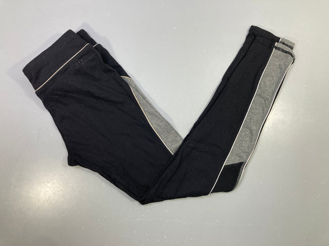 Legging de sport noir-gris chiné, moins cher chez Petit Kiwi