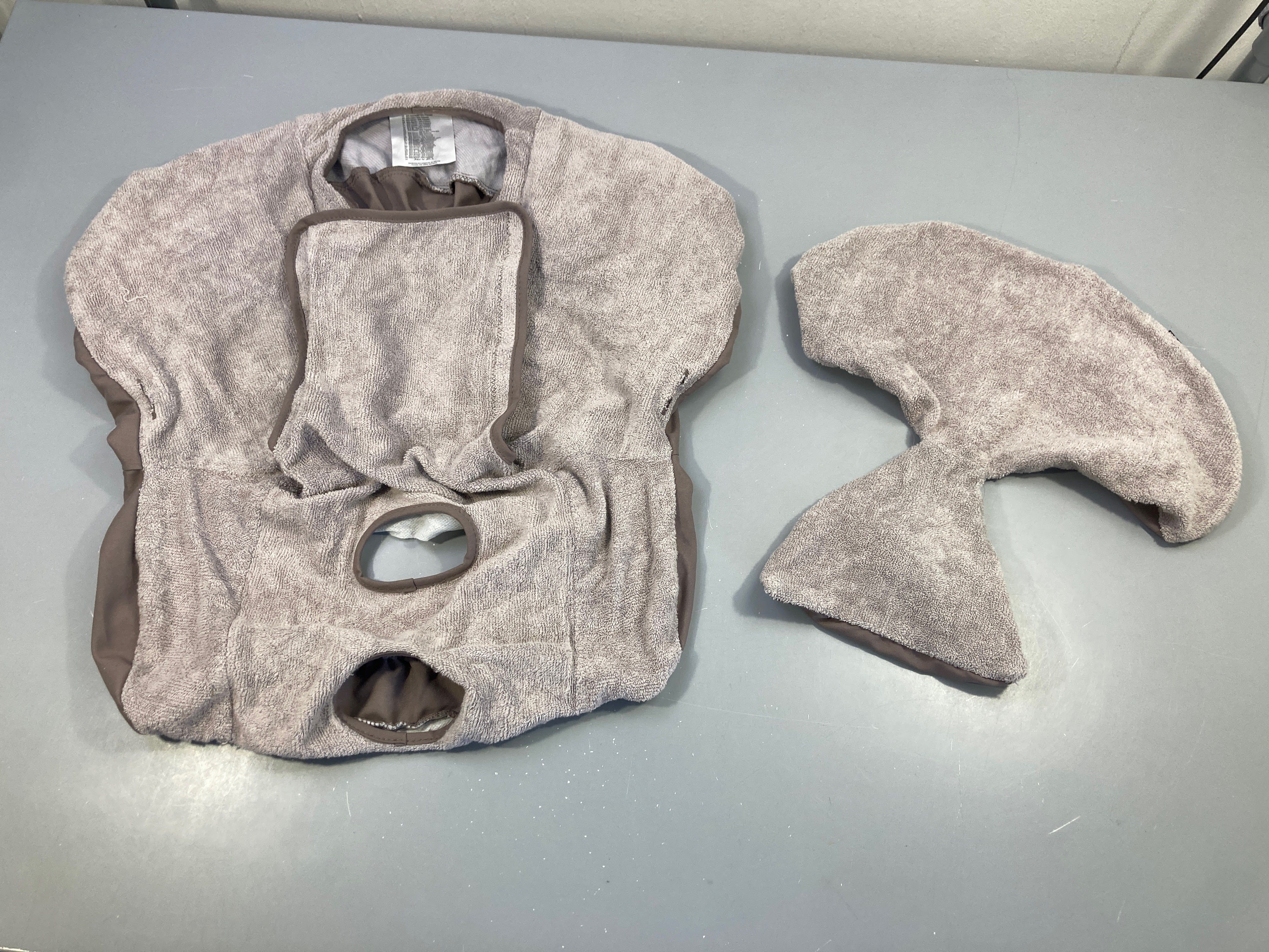 Housse d'été de prote.ction pour siège auto éponge brun pour siège Milofix