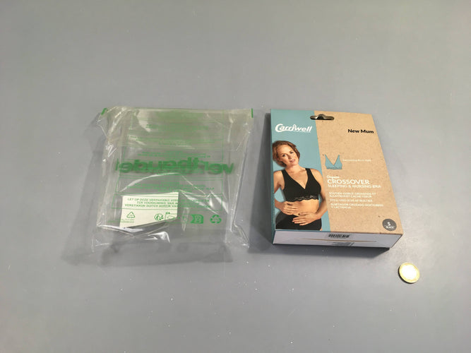 NEUF Soutien-gorge de grossesse et allaitement cache-coeur, Carriwell, moins cher chez Petit Kiwi