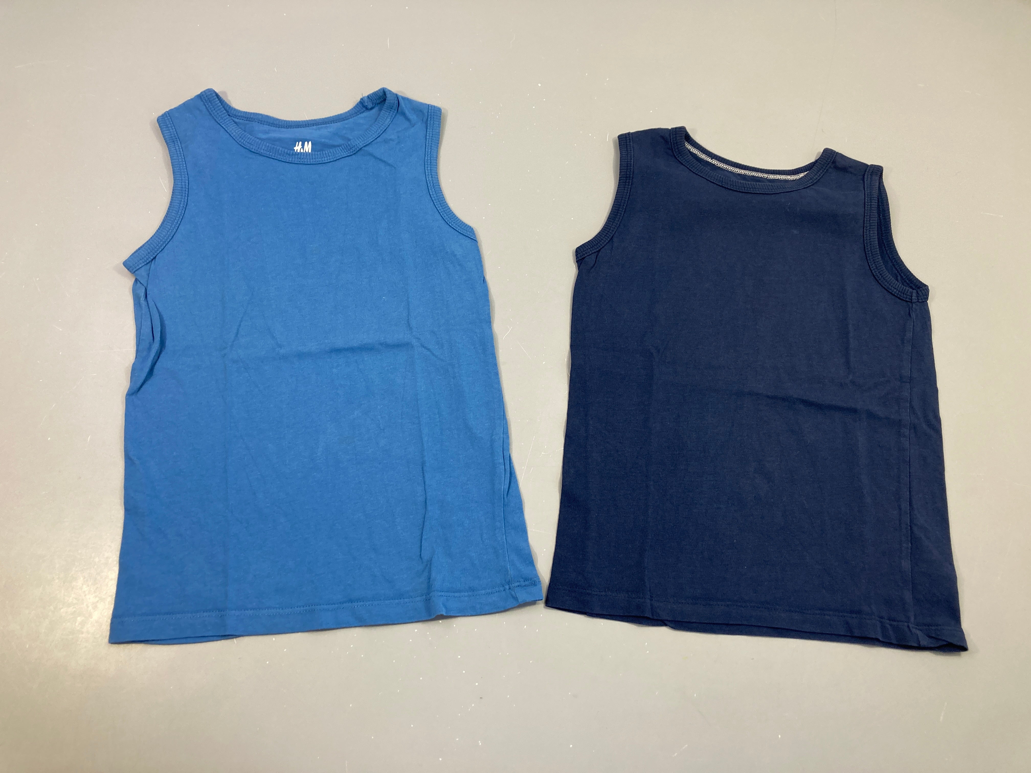 Lot de 2 débardeurs bleu