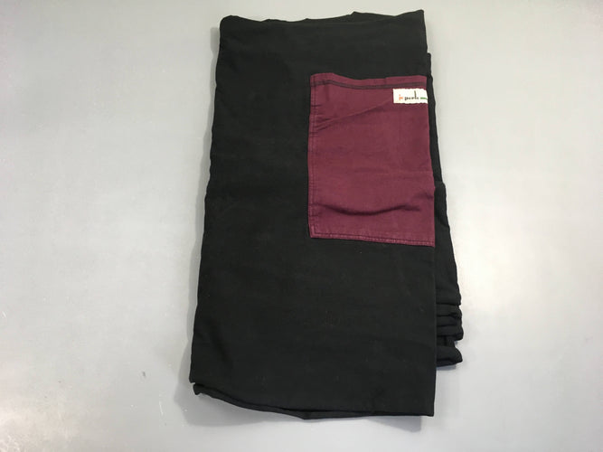 Echarpe de portage noir/bordeaux, 0 à 3 ans, JPMBB, moins cher chez Petit Kiwi