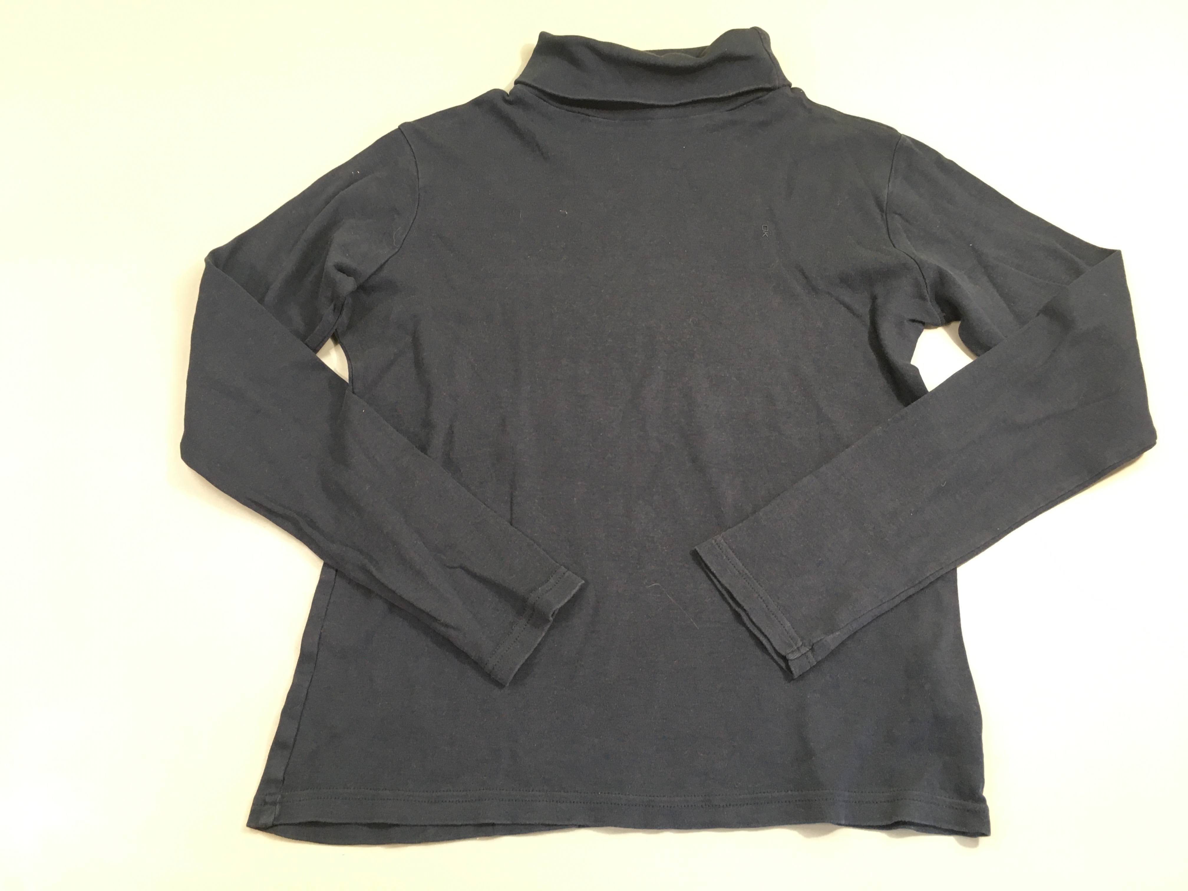 T-shirt col roulé bleu marine