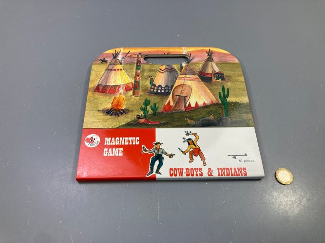 Magnetic Game Cow-boys & Indians +3a, moins cher chez Petit Kiwi
