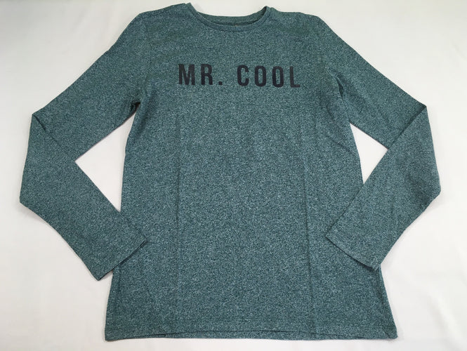 T-shirt m.l vert flammé "Mr. cool", moins cher chez Petit Kiwi