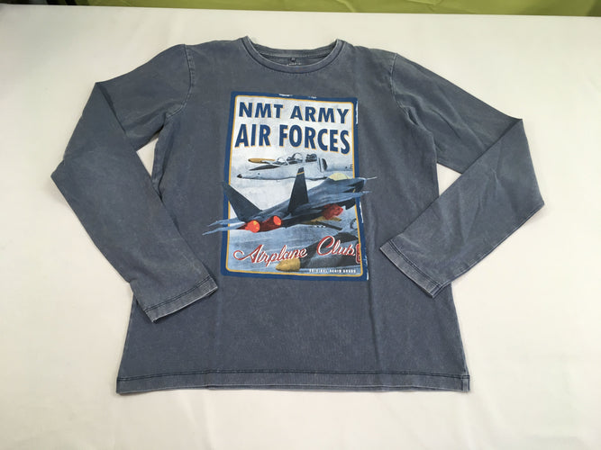 T-shirt m.l bleu avion "NMT army air forces", moins cher chez Petit Kiwi