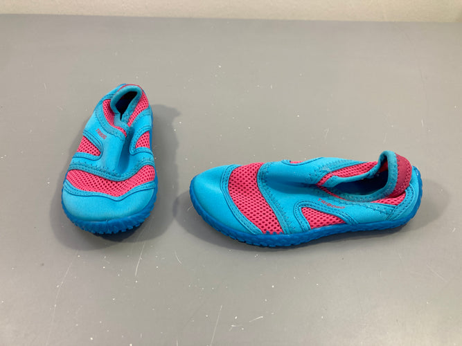 Chaussures d'eau bleu/rose tribord, 28-29, moins cher chez Petit Kiwi