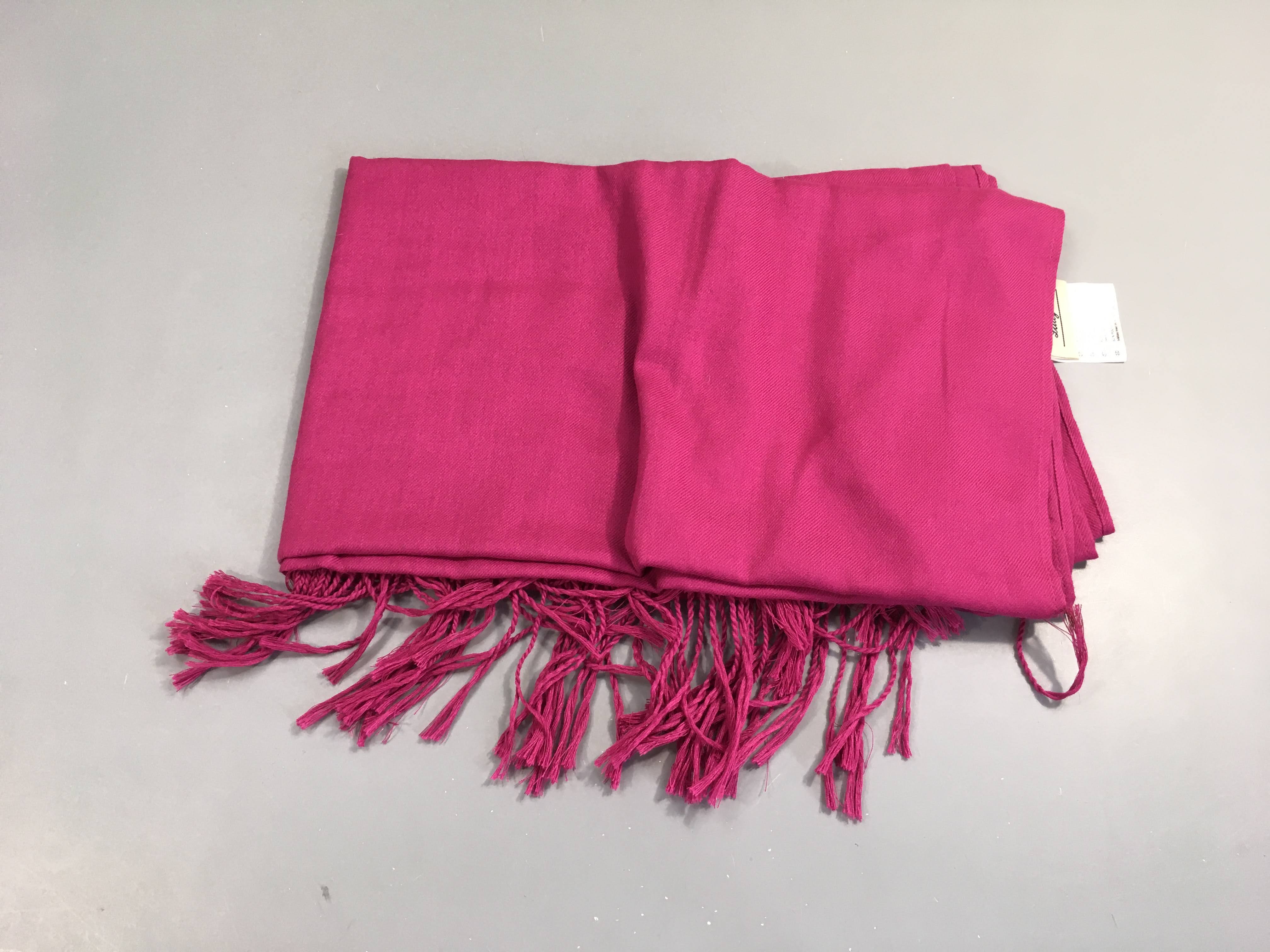 Grand foulard fuchsia