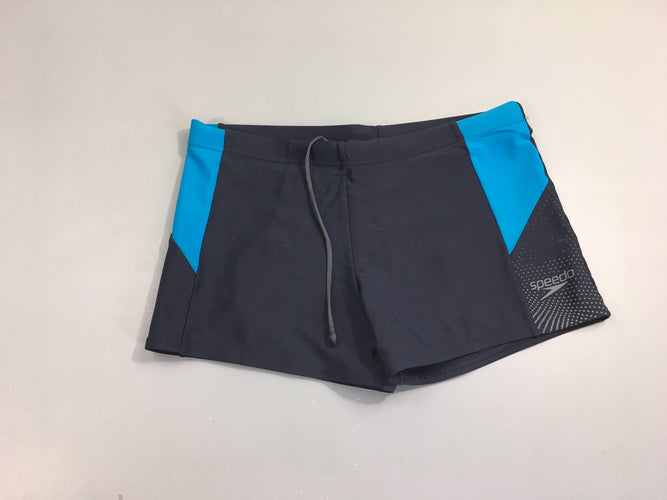 Maillot boxer noir/bleu, Speedo, taille 42, moins cher chez Petit Kiwi