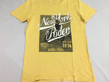 T-shirt m.c jaune singe motard 