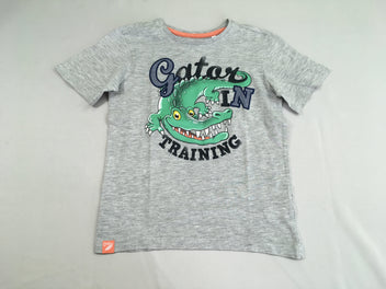 T-shirt m.c gris chiné crocodile 