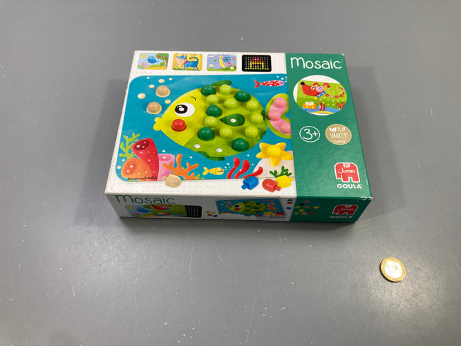 Jeu de mosaïque à picots Mosaic, Jumbo Goula, dès 3 ans, moins cher chez Petit Kiwi