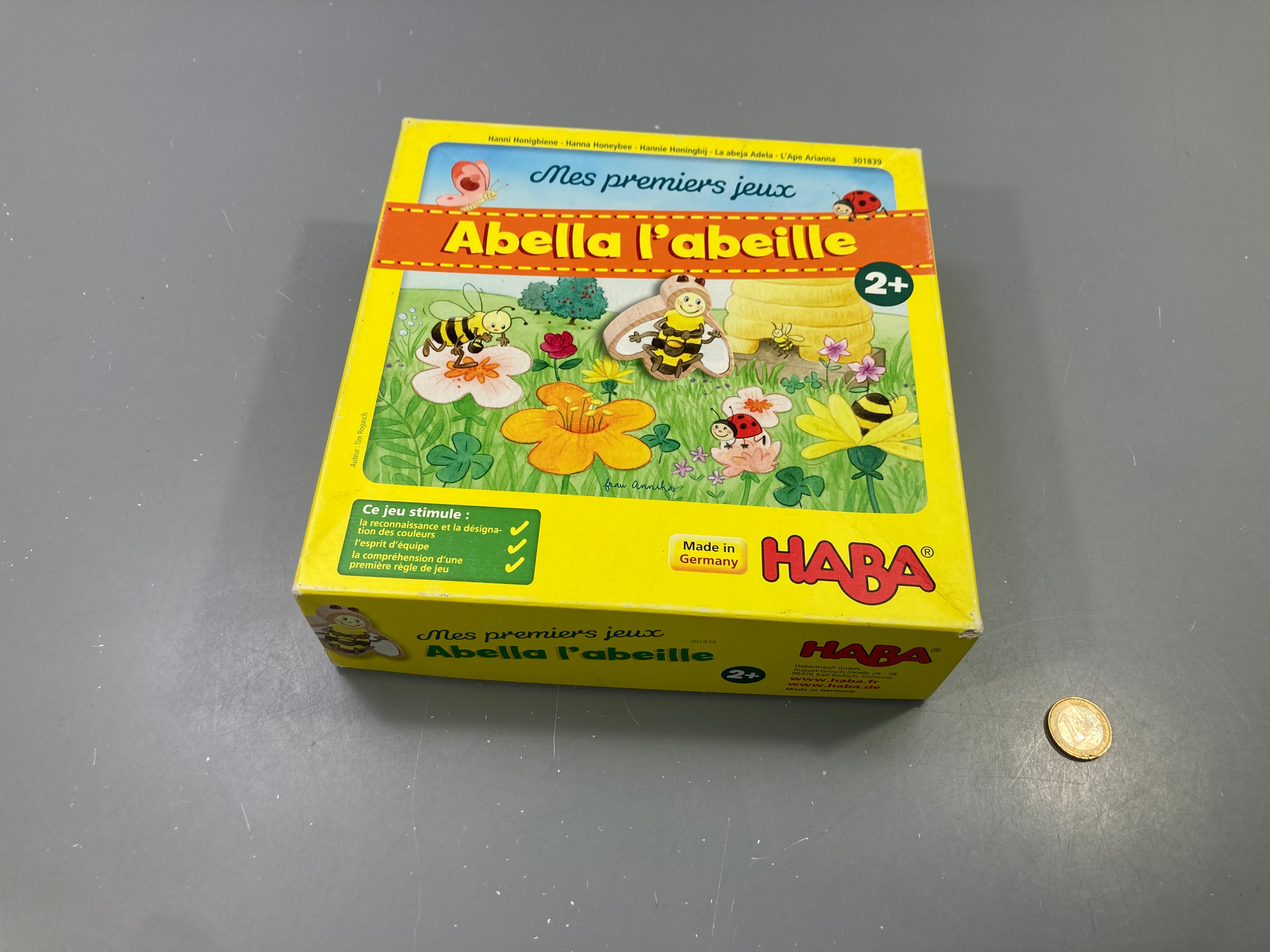 Jeu Abella l'abeille, Mes premiers jeux, Haba, dès 2 ans