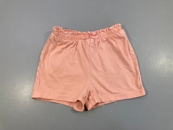Short jersey rose noeud, moins cher chez Petit Kiwi