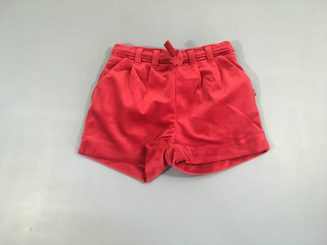 Short velours ras rose, moins cher chez Petit Kiwi