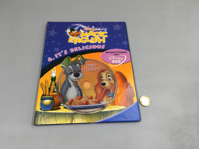Magic english 6. It's delicious + DVD, moins cher chez Petit Kiwi