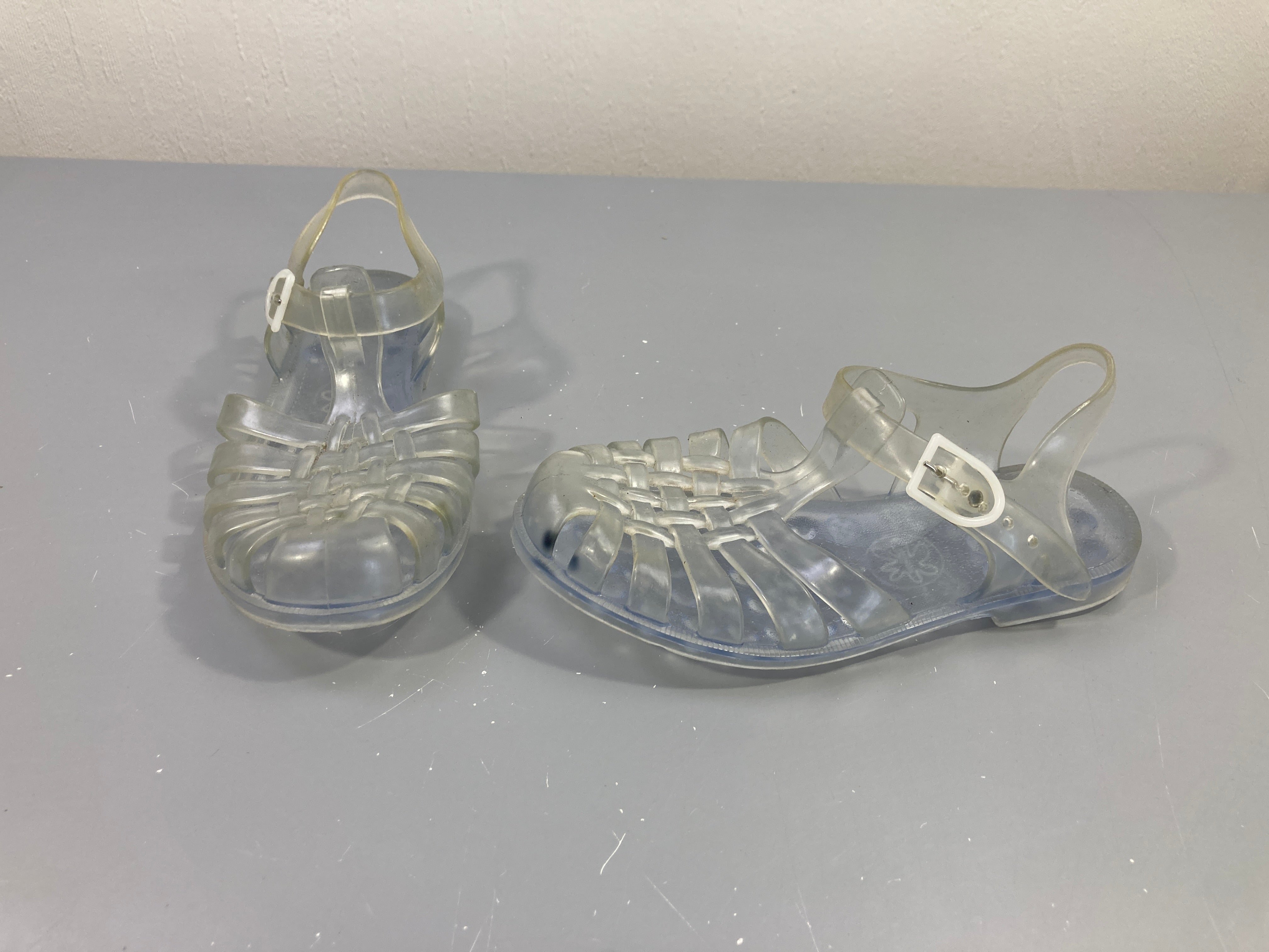 Sandales d'eau méduses plastique transparent, 35