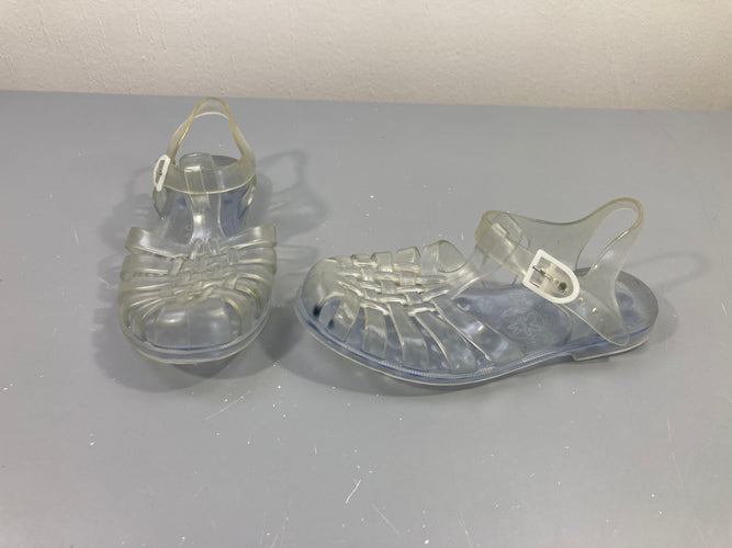Sandales d'eau méduses plastique transparent, 35, moins cher chez Petit Kiwi