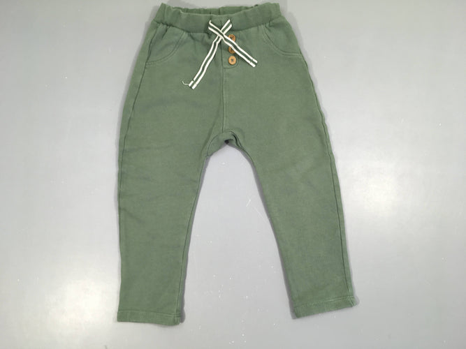 Pantalon de training kaki clair, moins cher chez Petit Kiwi