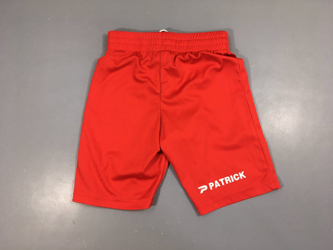 Short sport rouge orangé Patrick, moins cher chez Petit Kiwi