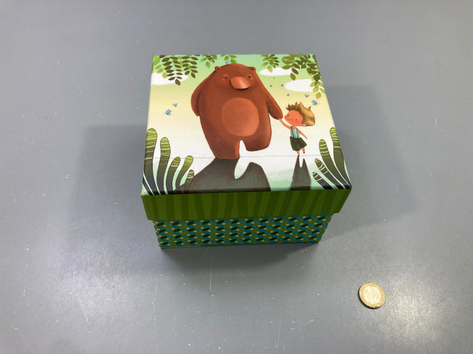 Puzzle 25pcs ours et garçon, Avenue Amandine, +3a, moins cher chez Petit Kiwi