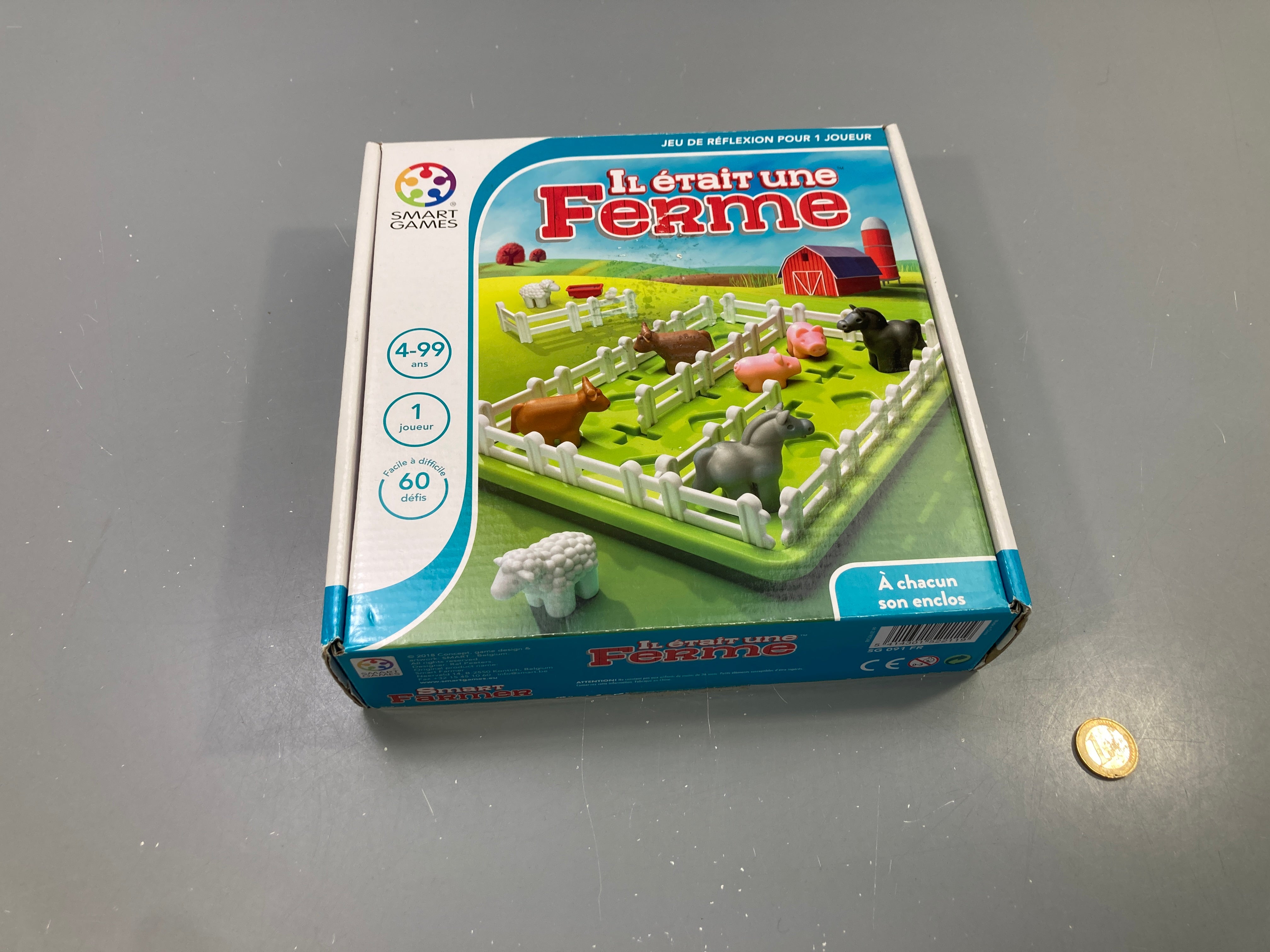 Jeu de réflexion Il était une ferme, 60 défis, dès 4 ans, Smart Games