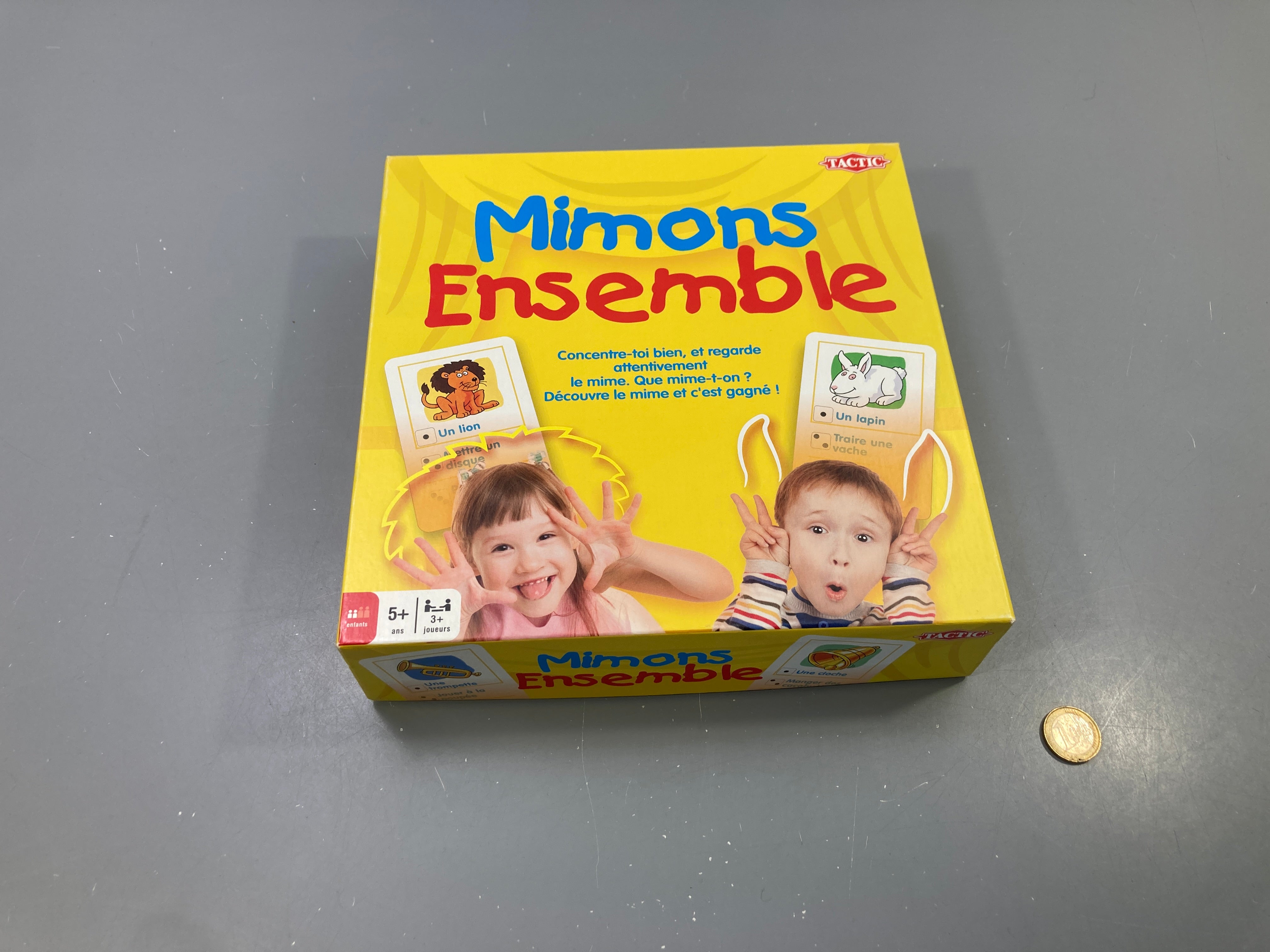 Jeu Mimons Ensemble, 3 joueurs et plus, dès 5 ans, Tactic