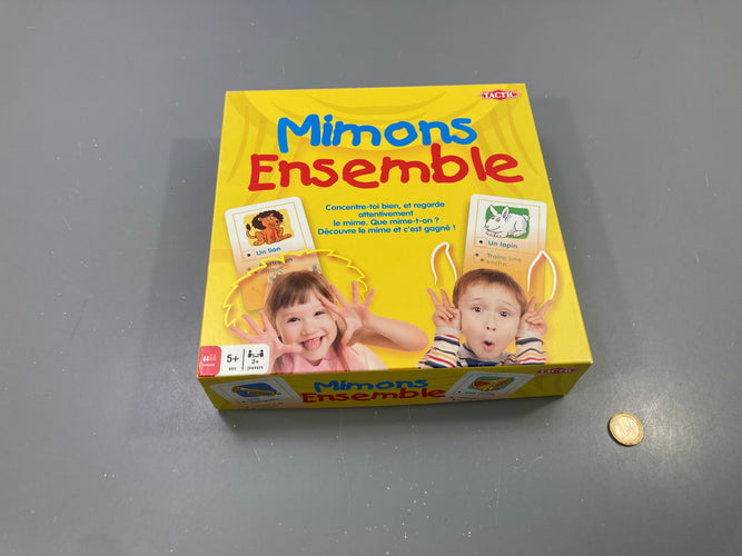 Jeu Mimons Ensemble, 3 joueurs et plus, dès 5 ans, Tactic, moins cher chez Petit Kiwi