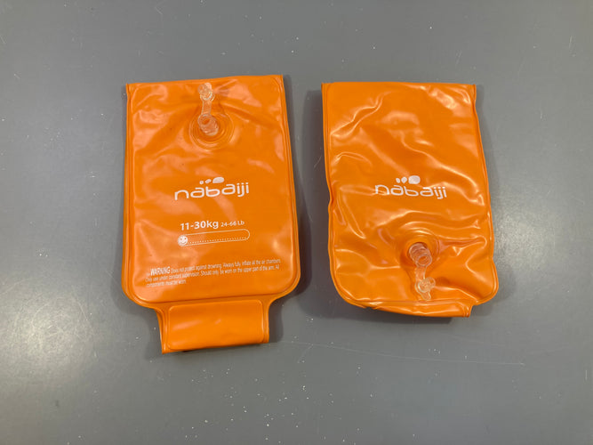 Bouées brassards orange, 11-30kg, moins cher chez Petit Kiwi
