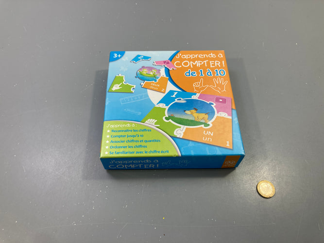 J'apprends à compter! 1 à 10 +3a, moins cher chez Petit Kiwi