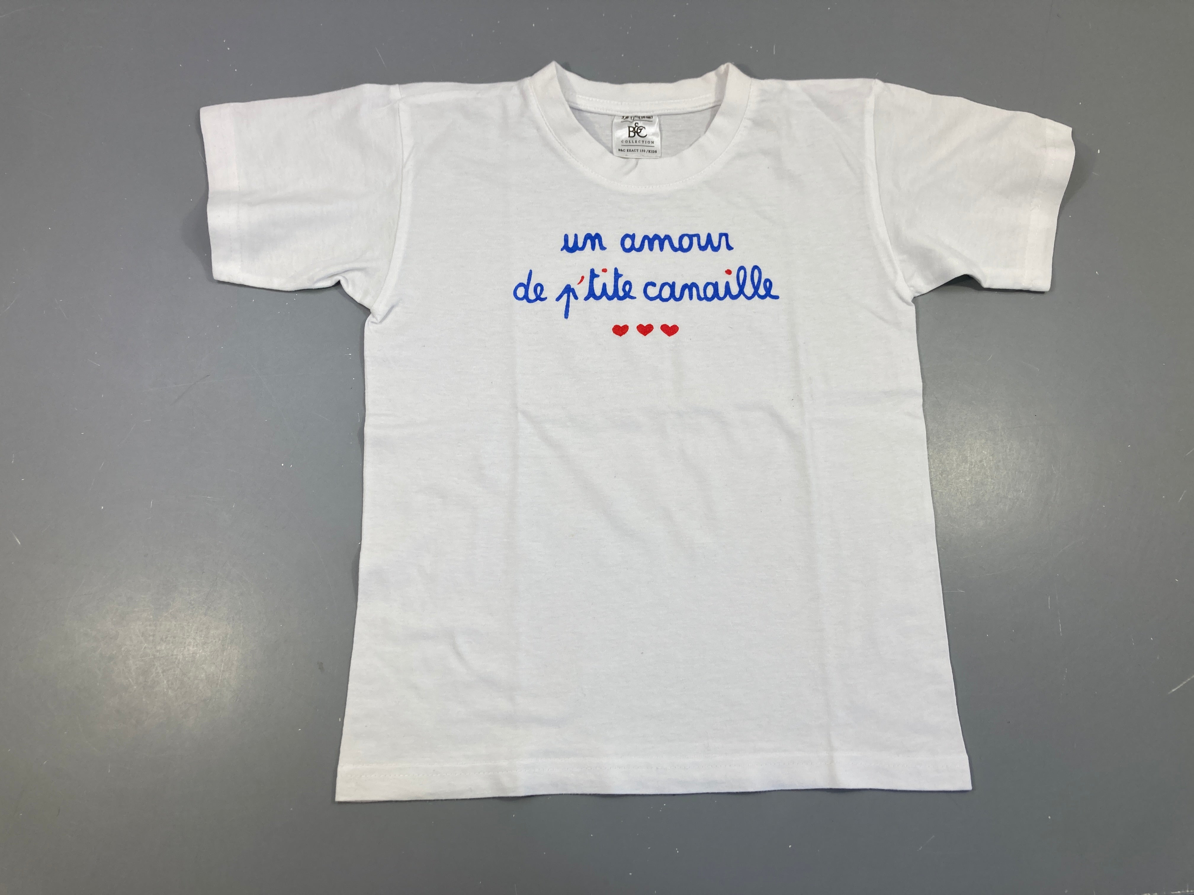 T-shirt m.c blanc canaille