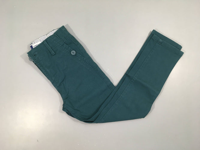 Pantalon chino slim vert foncé, moins cher chez Petit Kiwi